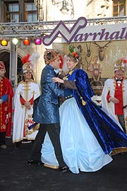 Prinzenwalzer auf dem Marienplatz (Foto. Ingrid Grossmann)